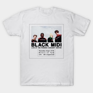 black midi concert poster T-Shirt